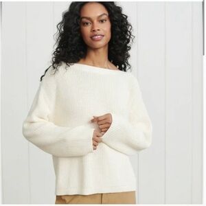 Jenni Kayne Cotton Boatneck Sweater